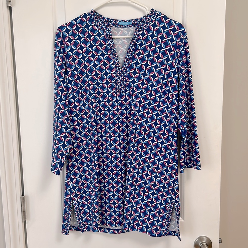 J. McLaughlin size M 3/4 sleeve long tunic